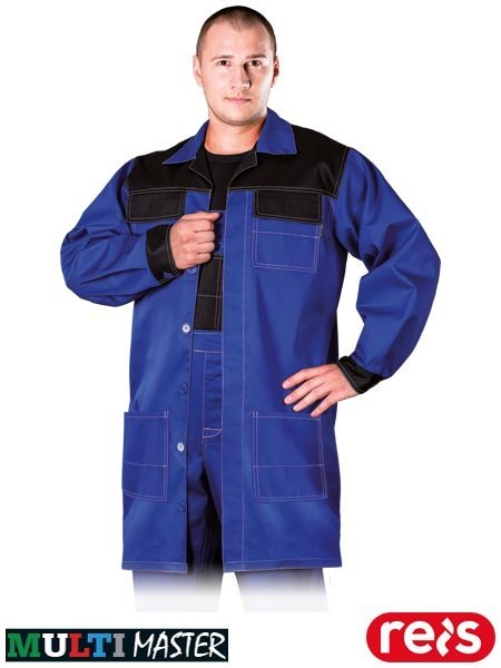 FARTUCH OCHRONNY - 2XL - NIEBIESKO-CZARNY