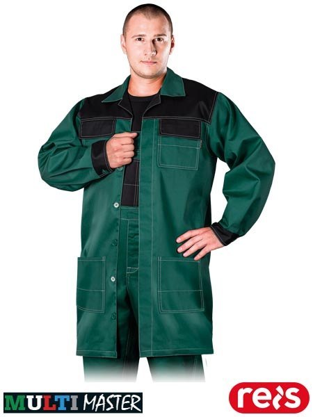 FARTUCH OCHRONNY - 3XL - ZIELONO-CZARNY