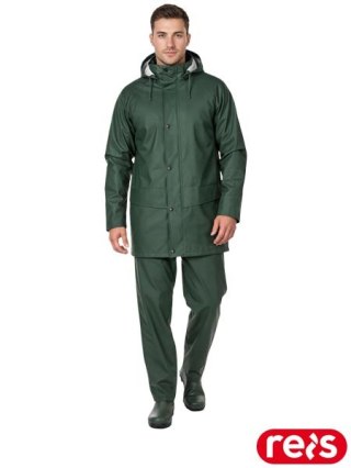 KOMPLET OCHRONNY PRZECIWDESZCZOWY - 2XL - ZIELONY
