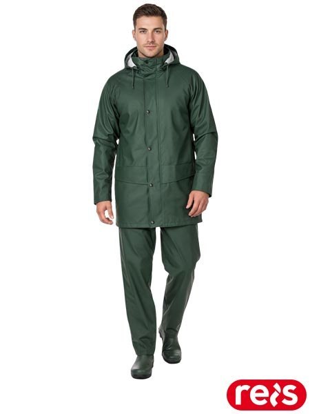 KOMPLET OCHRONNY PRZECIWDESZCZOWY - 2XL - ZIELONY