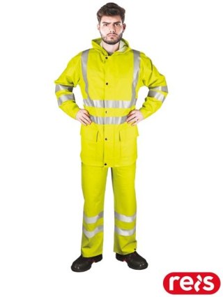 KOMPLET OCHRONNY PRZECIWDESZCZOWY - 2XL - ŻÓŁTY