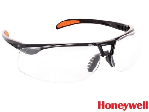 OKULARY OCHRONNE - uni - TRANSPARENTNO-CZARNY