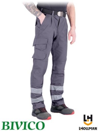 SPODNIE OCHRONNE DO PASA - 52 - SZARY/STALOWY