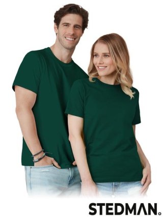 T-SHIRT - L - ZIELONY BUTELKOWY
