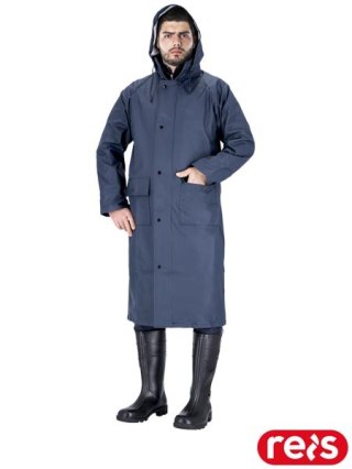 PŁASZCZ OCHRONNY PRZECIWDESZCZOWY - 3XL - GRANATOWY
