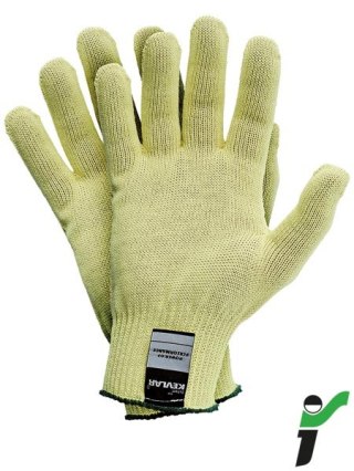RĘKAWICE OCHRONNE RJ-KEVTEN KEVLAR NIEWIELKIE ZAGROŻENIA TERMICZNE, WKŁAD, 5par, rozm. 7