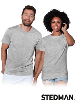 T-SHIRT - 2XL - SZARY HEATHER