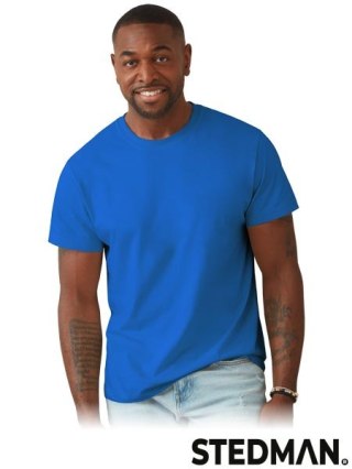 T-SHIRT MĘSKI - S - NIEBIESKI