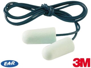 WKŁADKI PRZECIWHAŁASOWE EARSOFT, ZATYCZKI ZE SZNURKIEM, WIDOCZNE DLA WYKRYWACZA METALI, SNR=36 dB, 200PAR