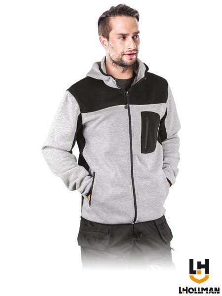 BLUZA OCHRONNA - 3XL - JASNOSZARO-CZARNY