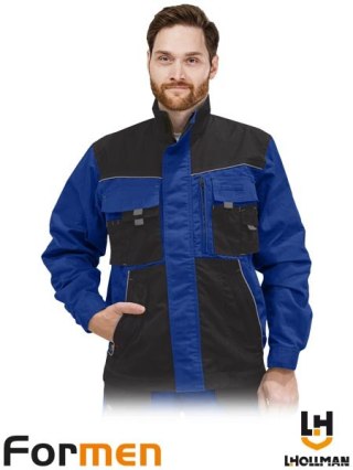 BLUZA OCHRONNA - M - NIEBIESKO-CZARNO-SZARY