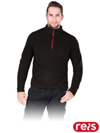 BLUZA Z POLARU OCHRONNA - 2XL - CZARNY