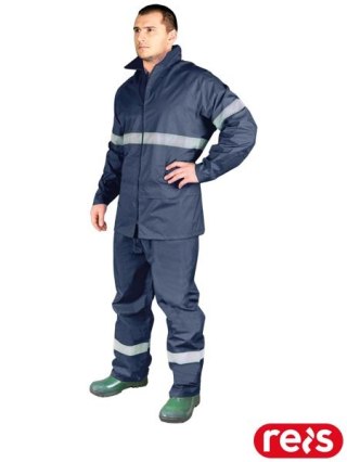 KOMPLET OCHRONNY PRZECIWDESZCZOWY - 3XL - GRANATOWY