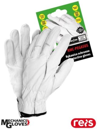 RĘKAWICE OCHRONNE - 8 - BIAŁY Pegasus Mechanics Gloves