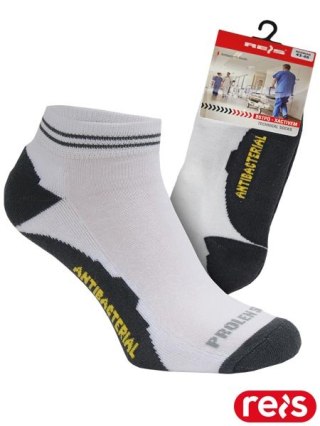 SKARPETY - L (39-42) - BIAŁO-SZARY