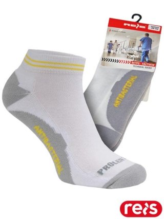 SKARPETY - L (39-42) - BIAŁO-SZARY