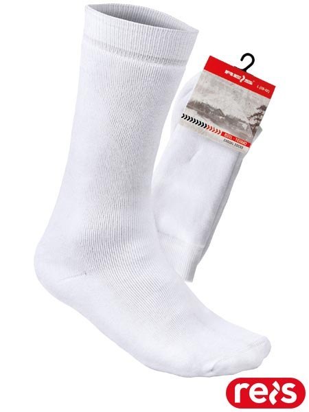 SKARPETY - L (39-42) - BIAŁY