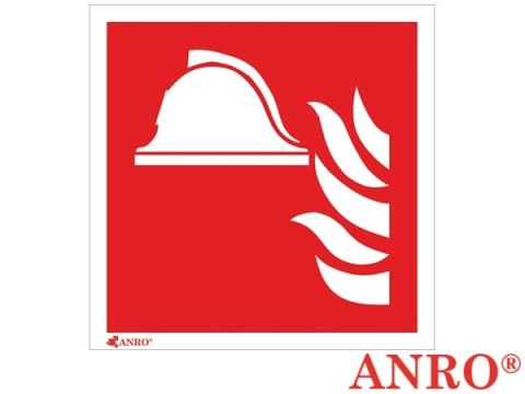 Znak ochrony PPOŻ. Zestaw sprzętu ochrony PPOŻ ZNAK BEZPIECZEŃSTWA - 150x150 mm PŁYTA PCV