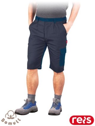 SPODNIE OCHRONNE DO PASA - KRÓTKIE - 2XL - CIEMNOSZARO-NIEBIESKI
