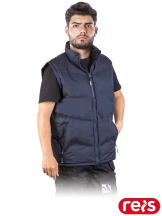 BEZRĘKAWNIK OCHRONNY OCIEPLANY - 2XL - GRANATOWY