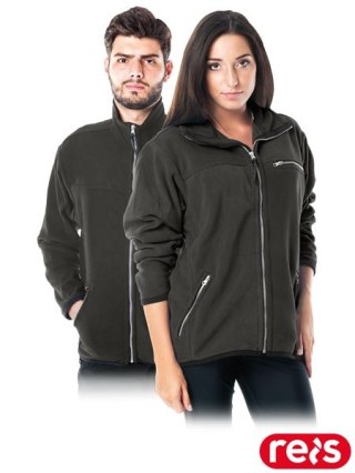 BLUZA OCHRONNA Z POLARU - 2XL - CIEMNOSZARY