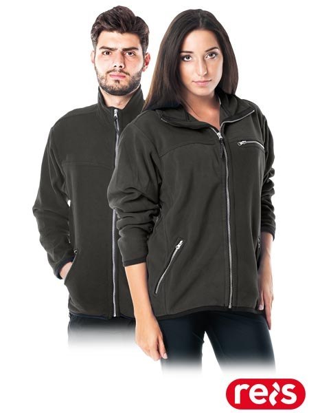 BLUZA OCHRONNA Z POLARU - 2XL - CIEMNOSZARY