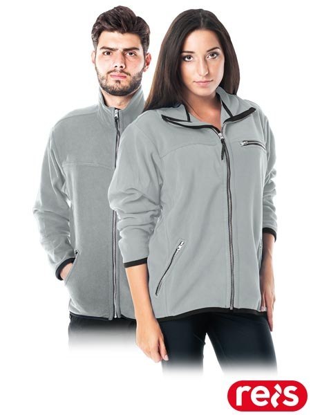 BLUZA OCHRONNA Z POLARU - XL - JASNOSZARY