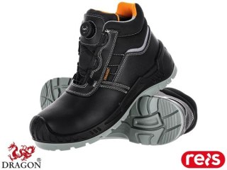 BUTY BEZPIECZNE - 39 - CZARNO-POMARAŃCZOWY