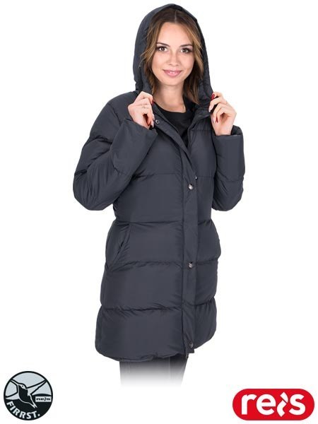 KURTKA OCHRONNA OCIEPLANA - 2XL - CZARNY