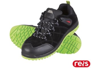 BUTY BEZPIECZNE - 36 - CZARNO-ZIELONY