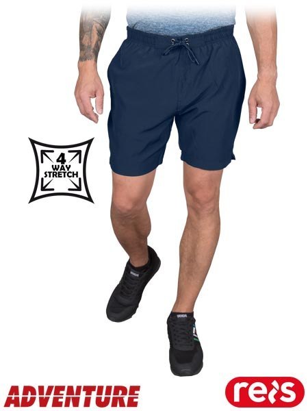 SPODNIE OCHRONNE DO PASA - KRÓTKIE - 3XL - GRANATOWY