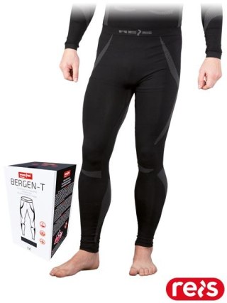 SPODNIE TERMOAKTYWNE - XL - CZARNO-SZARY