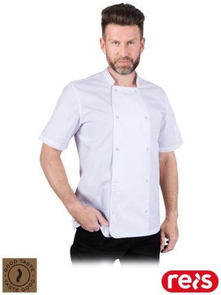 BLUZA KUCHARSKA - M - BIAŁY
