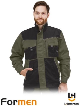 BLUZA OCHRONNA - M - KHAKI-CZARNO-SZARY