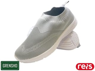 BUTY SPORTOWE - 36 - SZARY/STALOWY