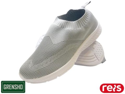 BUTY SPORTOWE - 36 - SZARY/STALOWY
