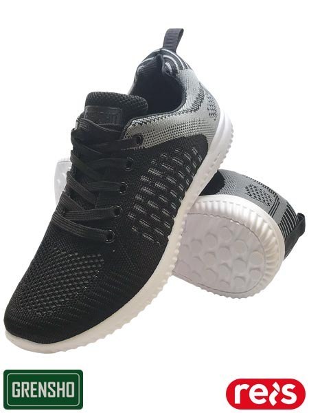 BUTY SPORTOWE - 38 - SZARO-CZARNY