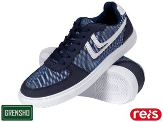 BUTY SPORTOWE - 39 - GRANATOWO-BIAŁY