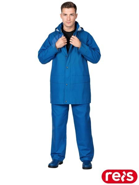 KOMPLET OCHRONNY PRZECIWDESZCZOWY - 2XL - NIEBIESKI
