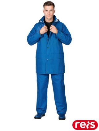 KOMPLET OCHRONNY PRZECIWDESZCZOWY - 3XL - NIEBIESKI
