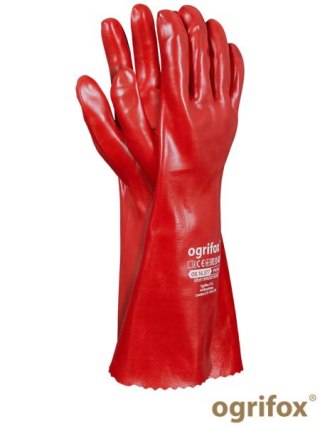 RĘKAWICE OCHRONNE OX.16.377 PVC40 12par