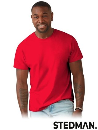 T-SHIRT MĘSKI - 3XL - CZERWONY SZKARŁATNY