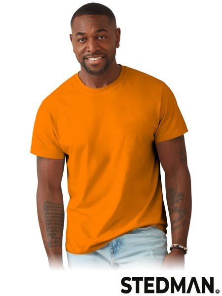 T-SHIRT MĘSKI - 3XL - POMARAŃCZOWY