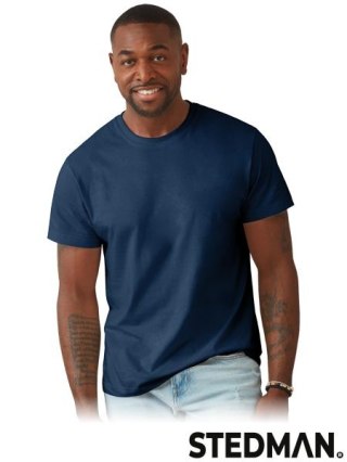 T-SHIRT MĘSKI - 4XL - GRANATOWY