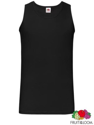 T-SHIRT MĘSKI BEZ RĘKAWÓW - 2XL - CZARNY