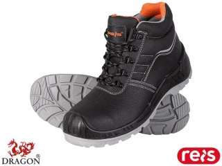 BUTY BEZPIECZNE - 36 - CZARNO-POMARAŃCZOWY