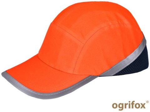 PRZEMYSŁOWY HEŁM LEKKI OX.03.215 BUMPER- - 55-66 - POMARAŃCZOWY