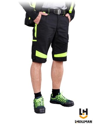 SPODNIE OCHRONNE DO PASA - KRÓTKIE - 2XL - CZARNO-ŻÓŁTY