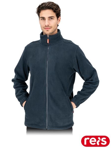 BLUZA OCHRONNA Z POLARU - L - GRAFITOWY