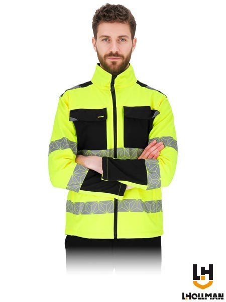 KURTKA OCHRONNA - 2XL - ŻÓŁTO-CZARNY